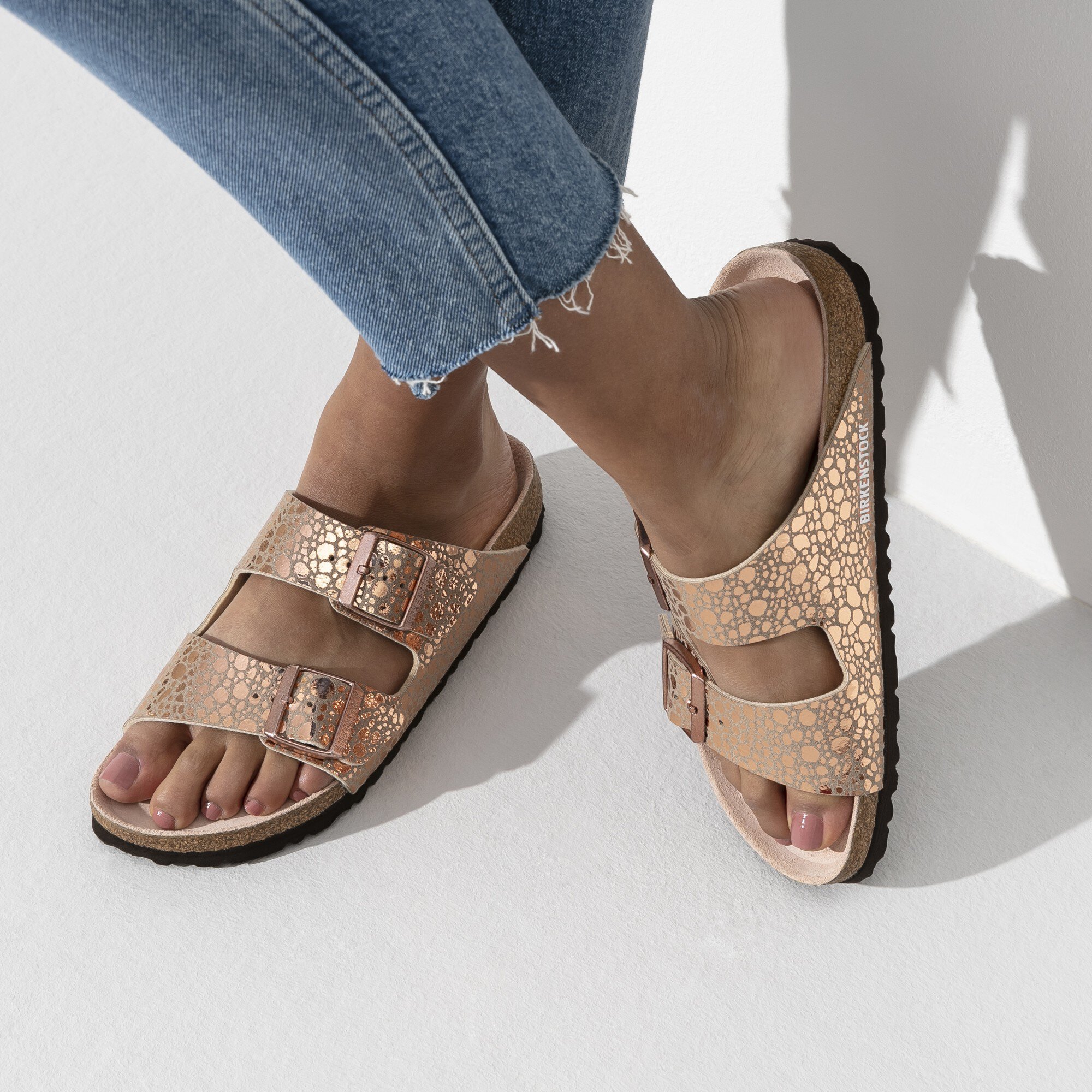 Birko-Flor Metallic Stones | BIRKENSTOCK