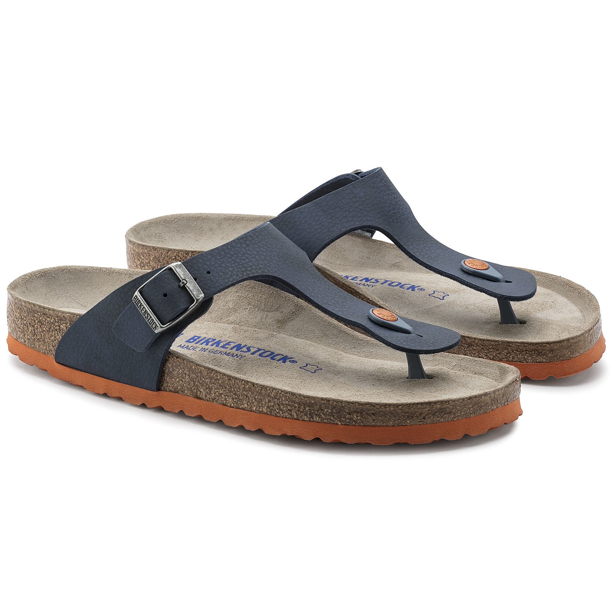 orange birkenstock gizeh