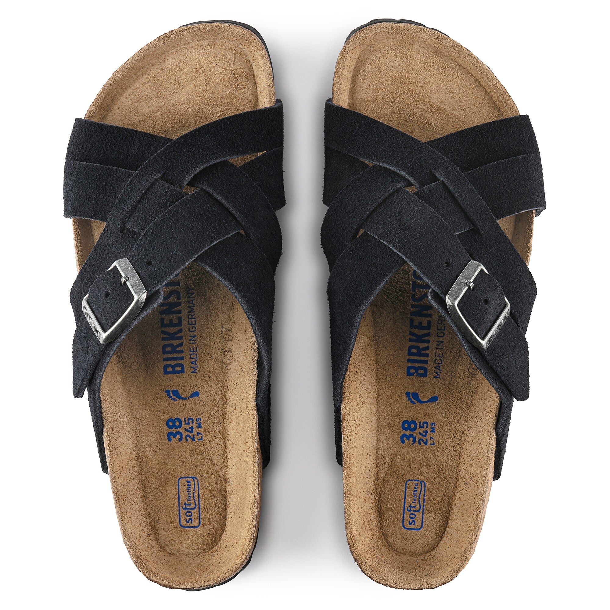 værst skyskraber Mission Lugano Soft Footbed Suede Leather Midnight | BIRKENSTOCK