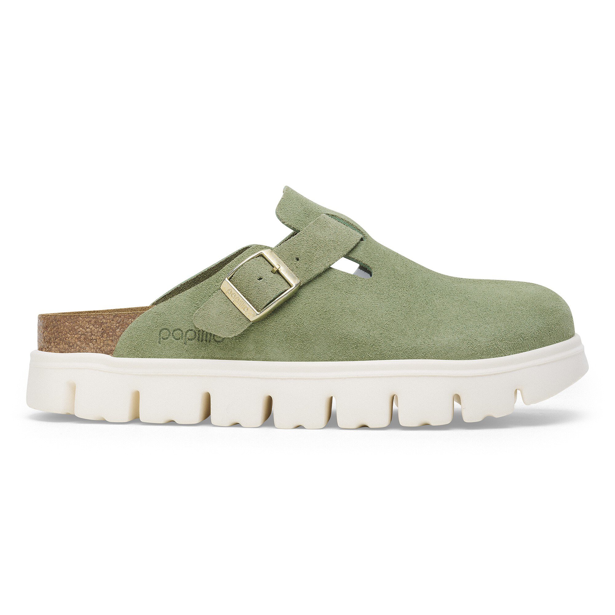 birkenstock boston chunky suede black