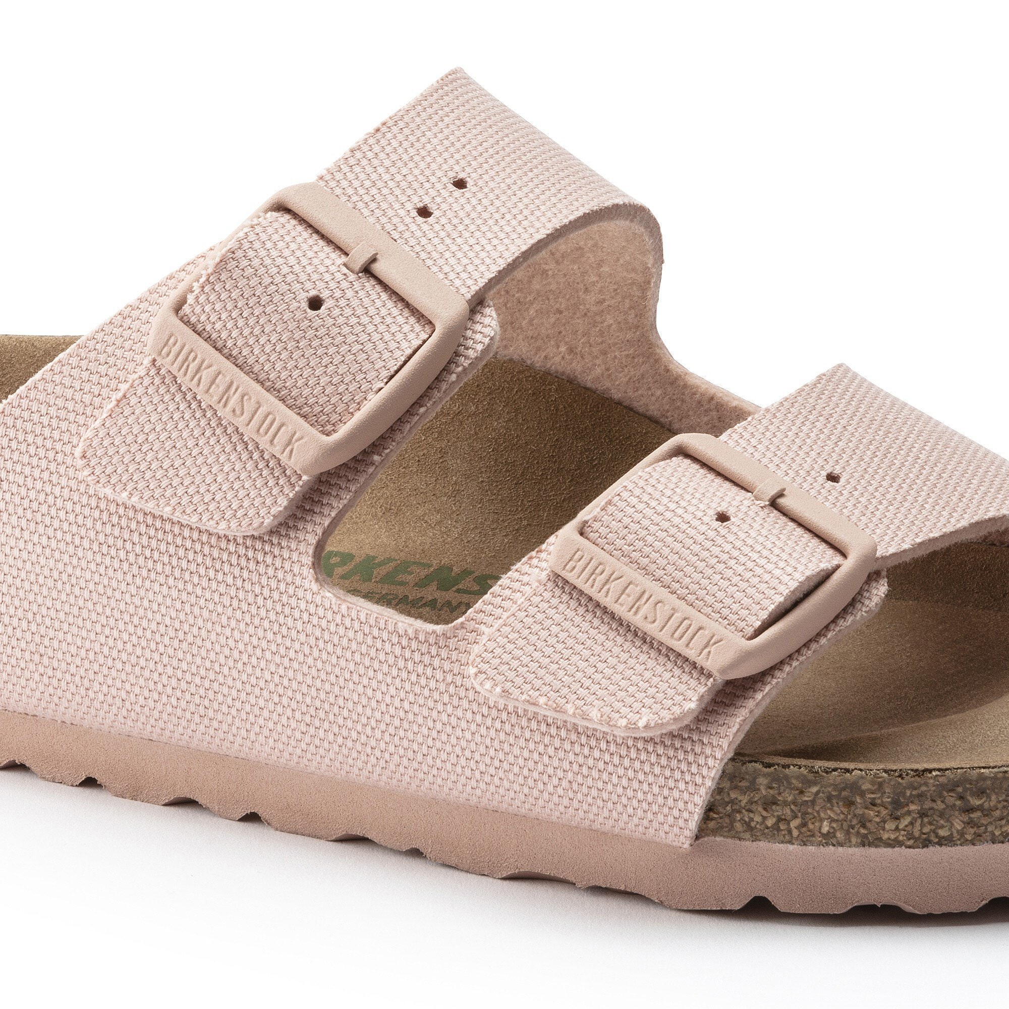 Interconnect Fugtig sanger Arizona Vegan Damer Textile Soft Pink | BIRKENSTOCK