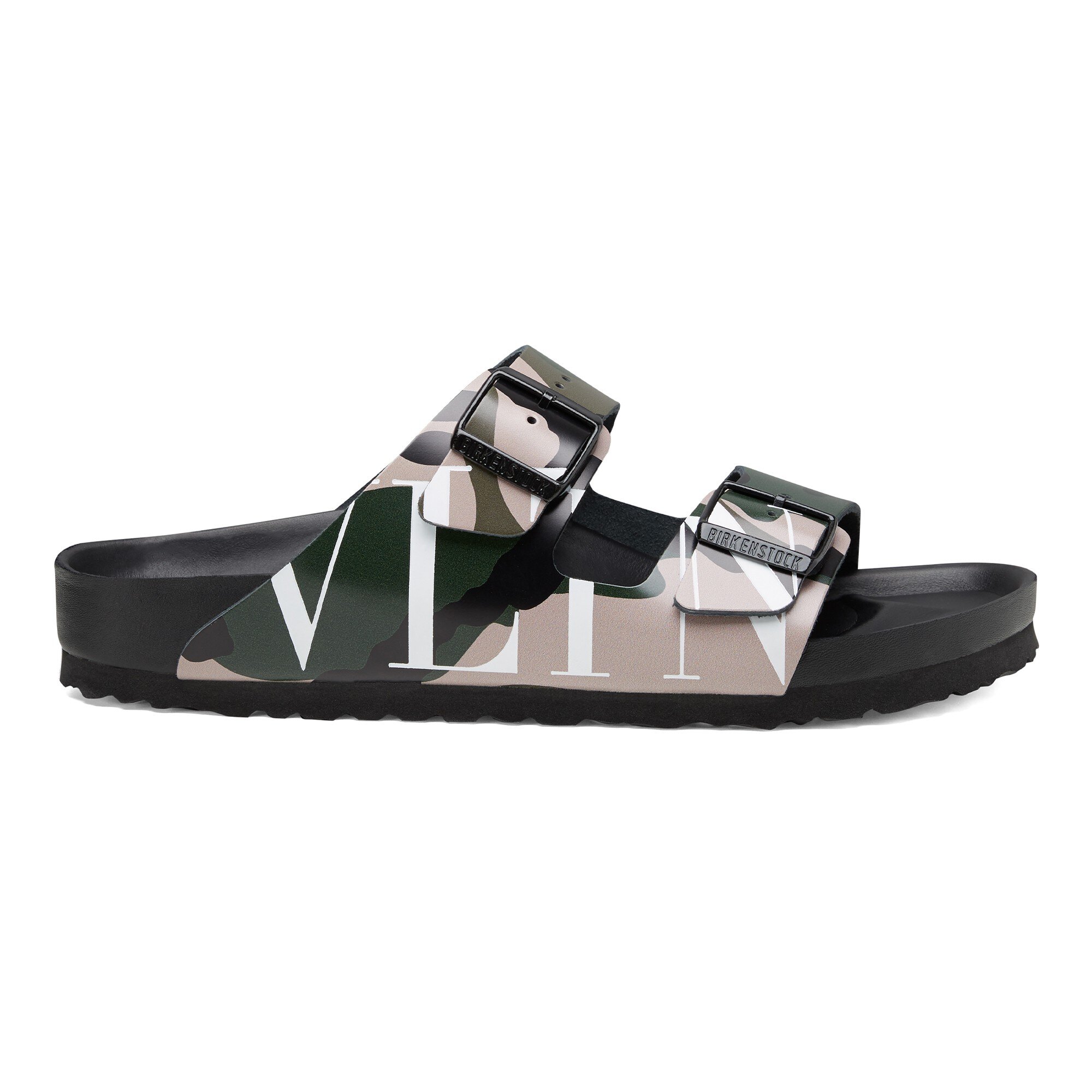 Valentino Arizona Leather VLTN Army Green-Poudre | BIRKENSTOCK