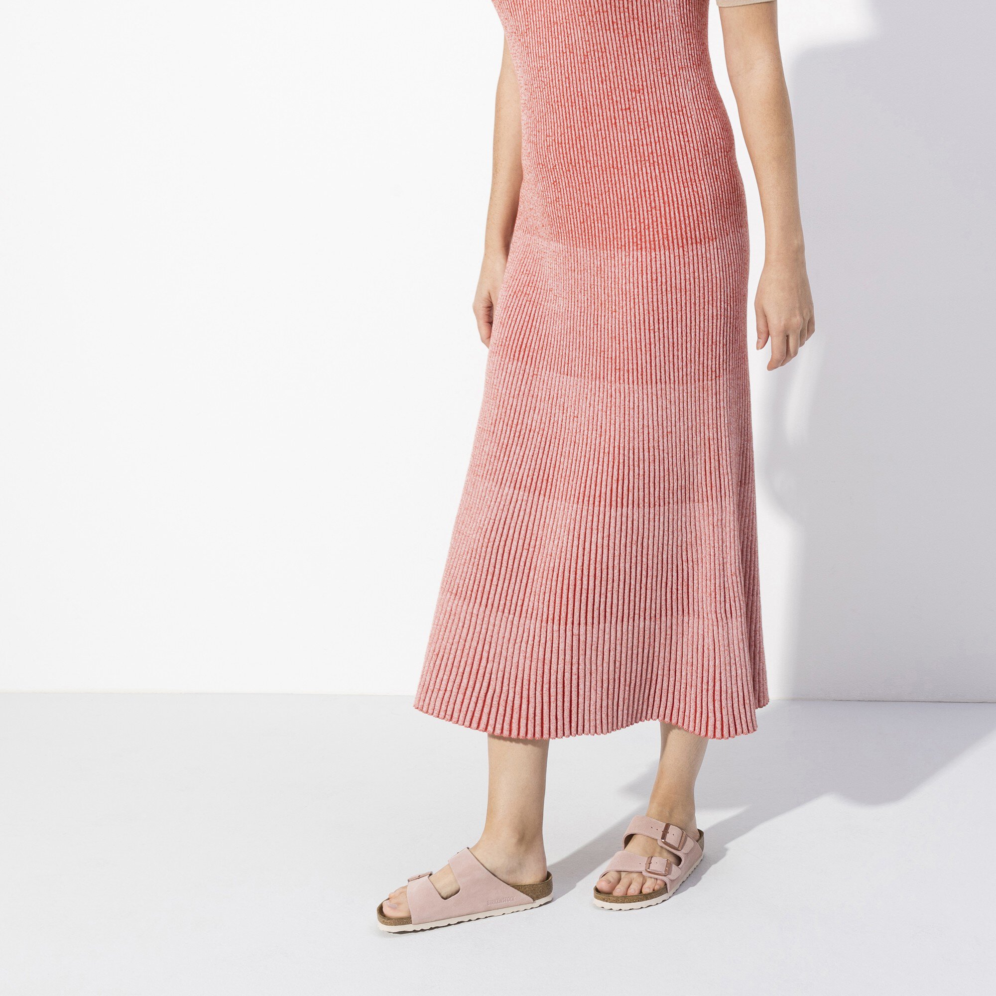 birkenstock arizona soft rose