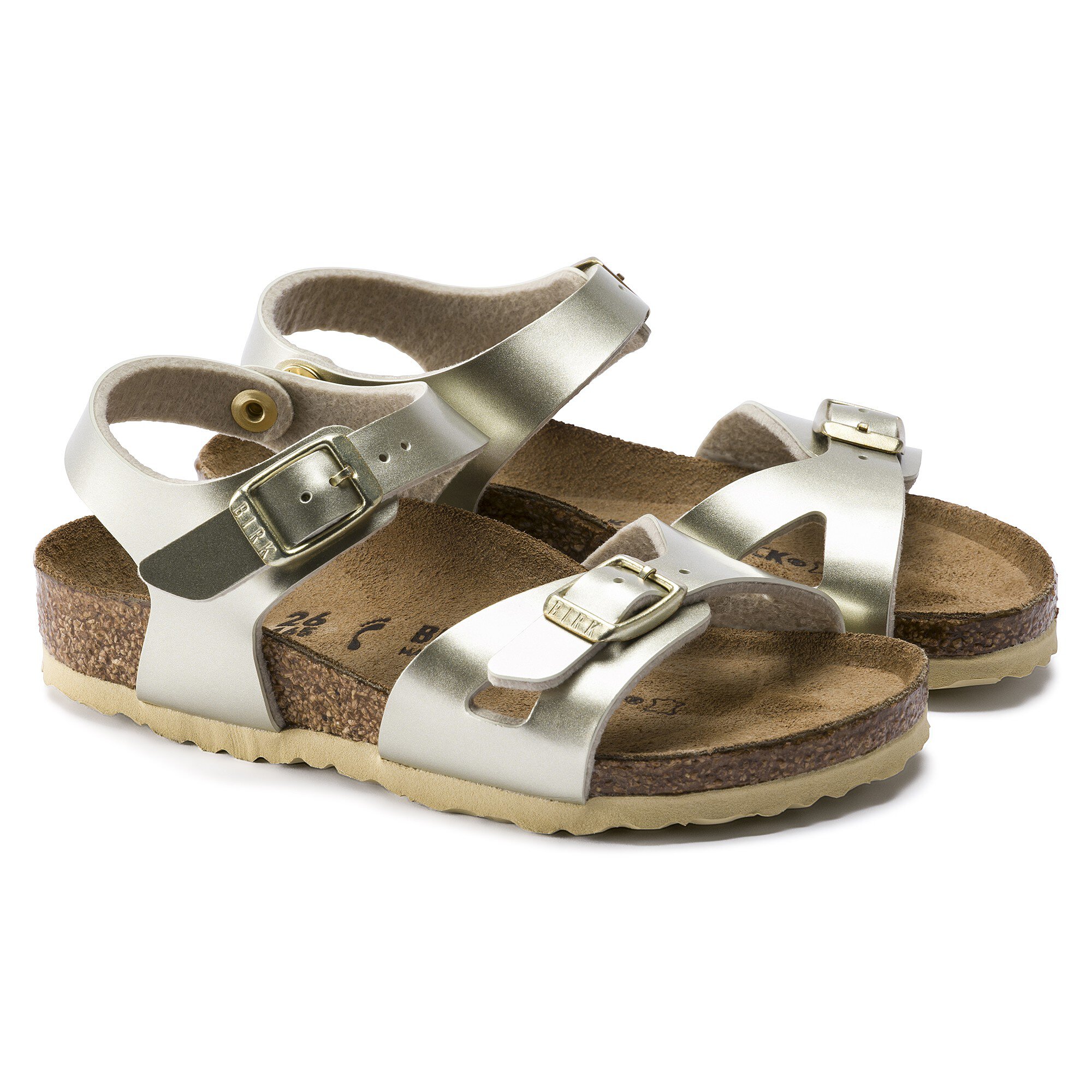 Hvile Gøre husarbejde Multiplikation Rio Kids Birko-Flor Electric Metallic Gold | BIRKENSTOCK