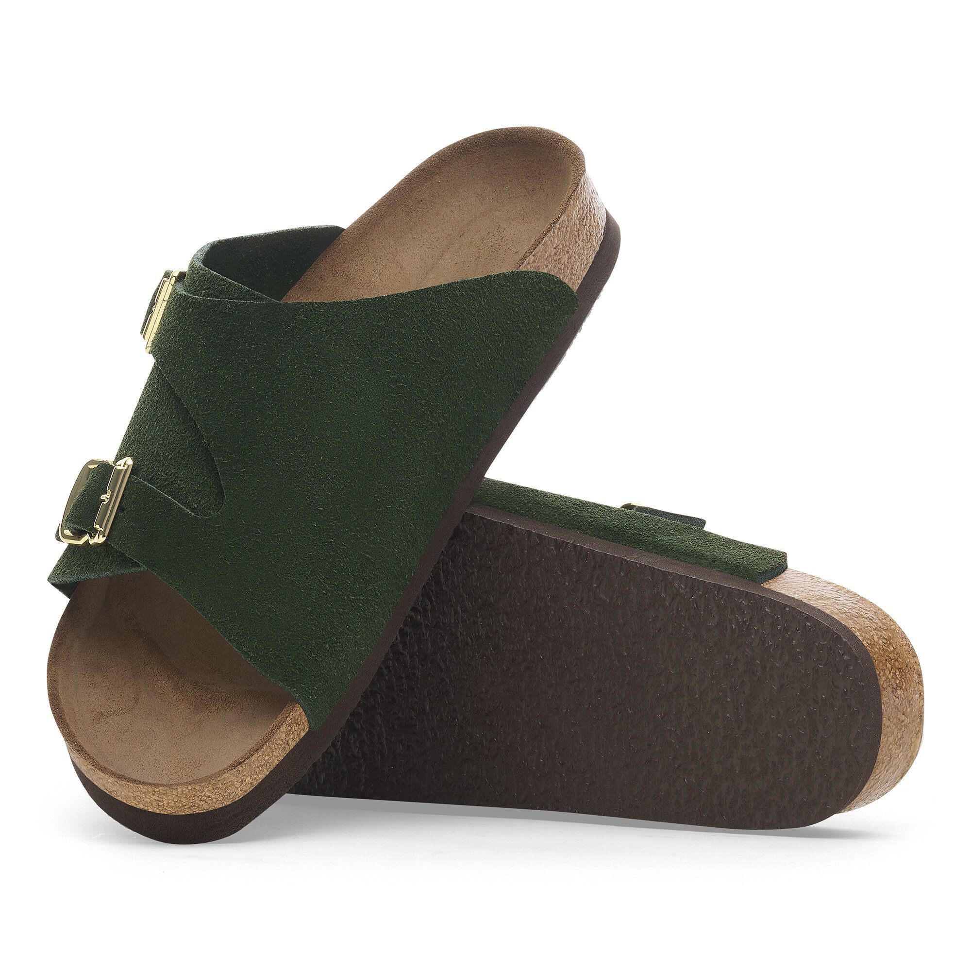 Zürich 1964 Suede Leather Dark Green | BIRKENSTOCK