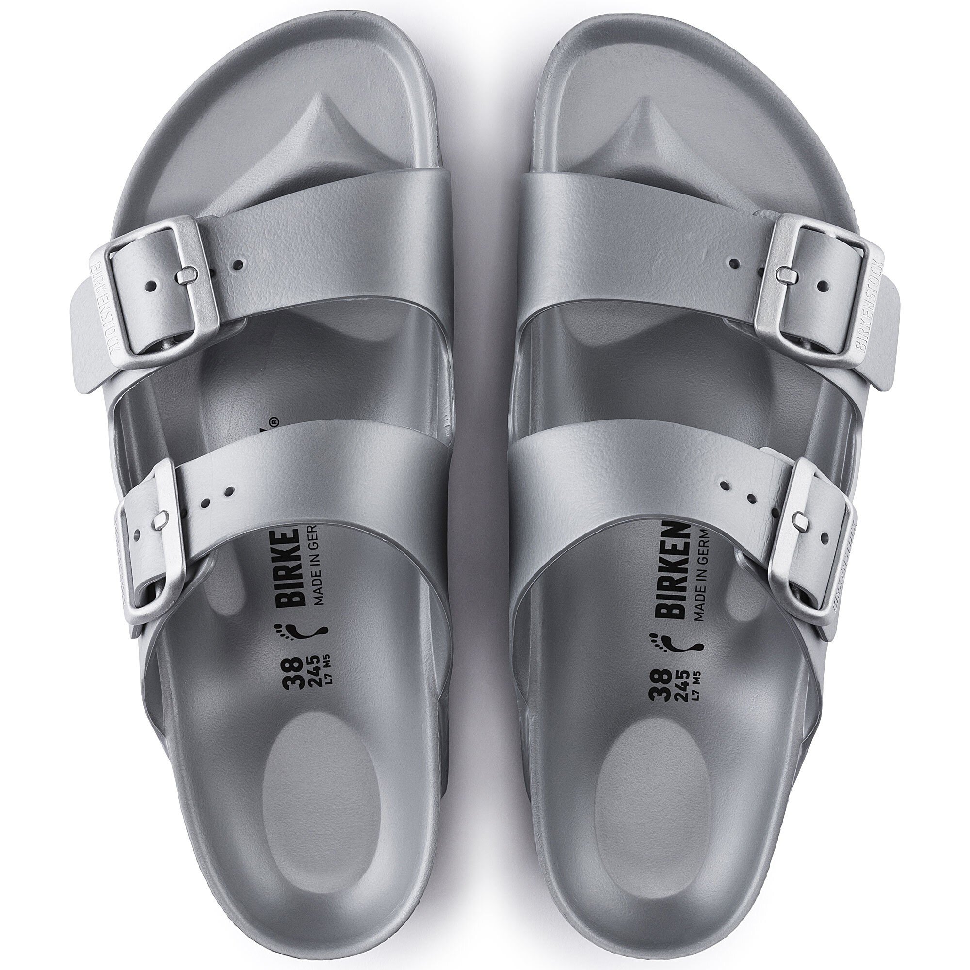 Silver birkenstock arizona eva Clearance