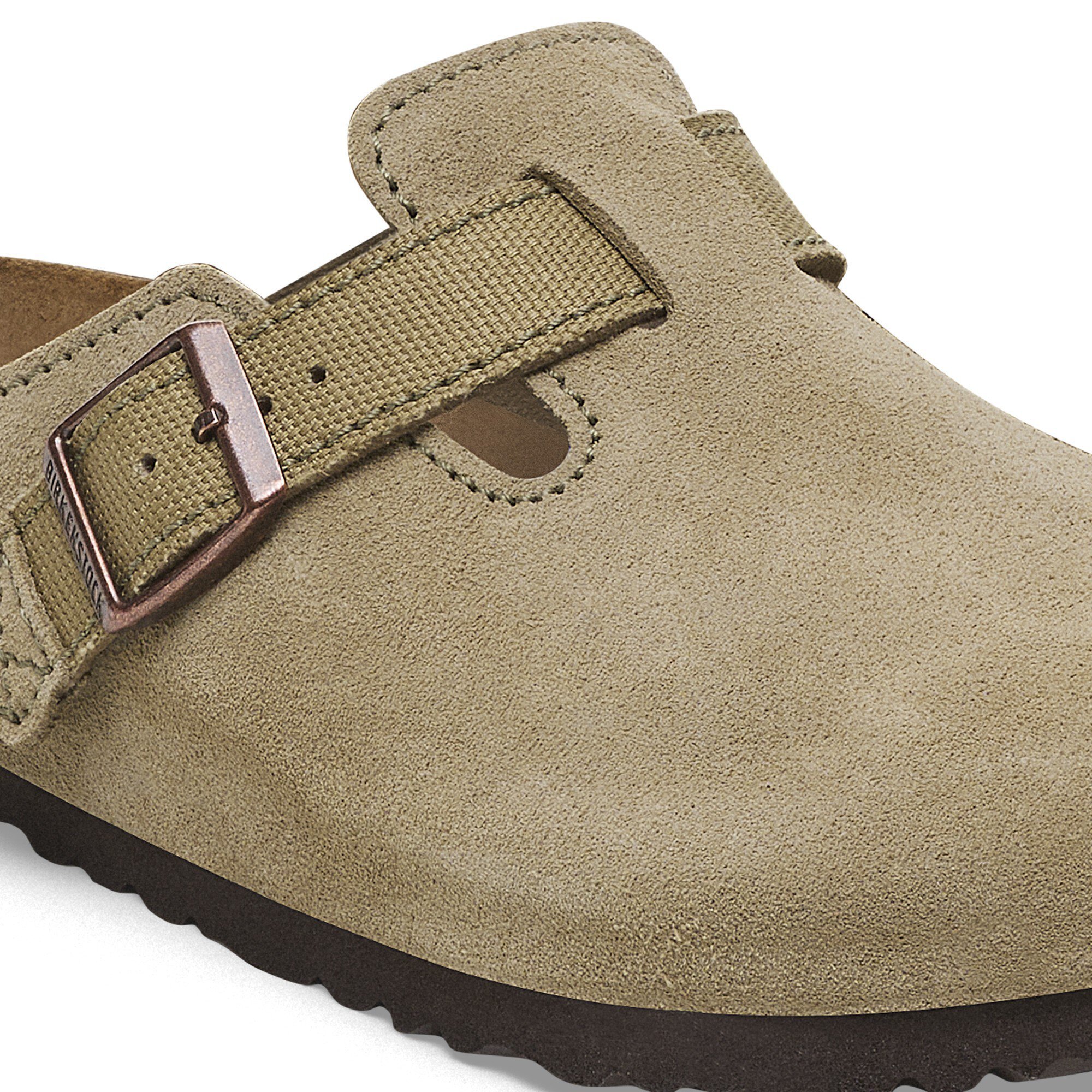 明*鉄様 BIRKENSTOCK Boston BS faded khaki 4 Clogs Birkenstock Boston Suede - Other Brands - Brands