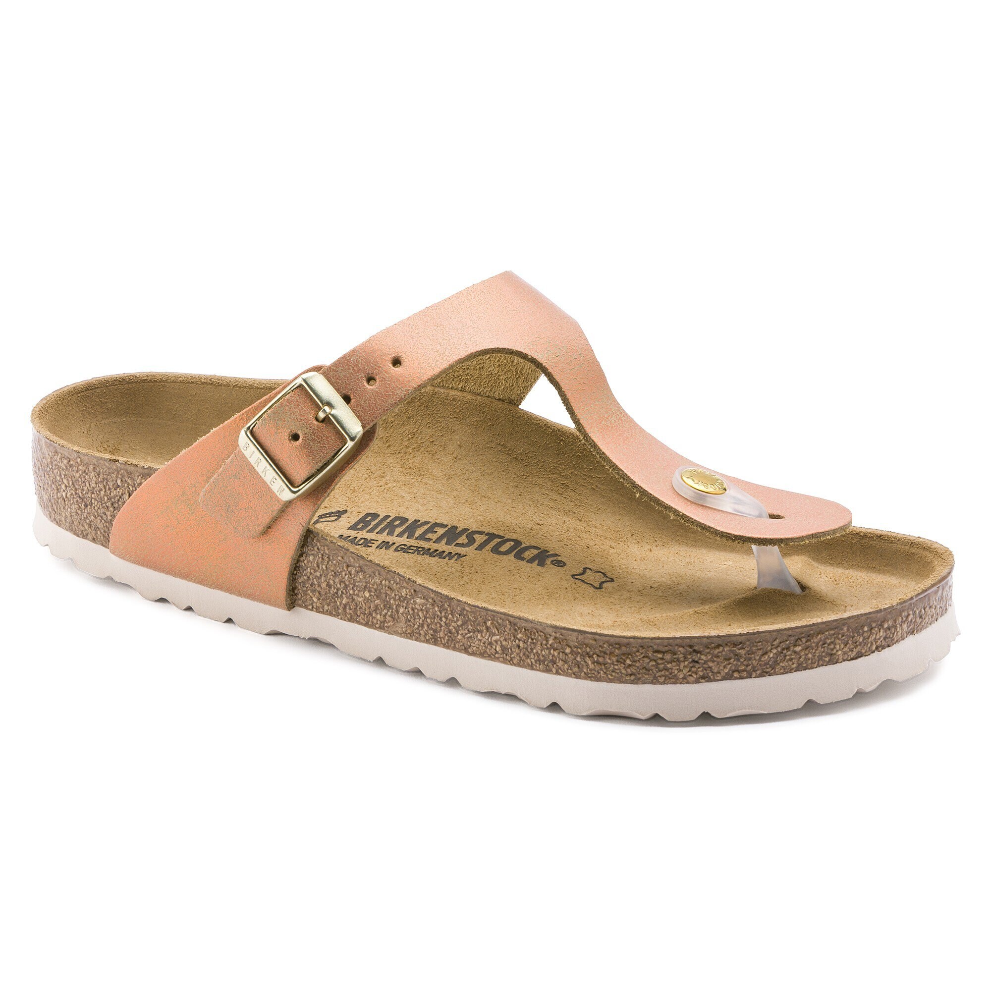gizeh suede leather vintage metallic rose copper