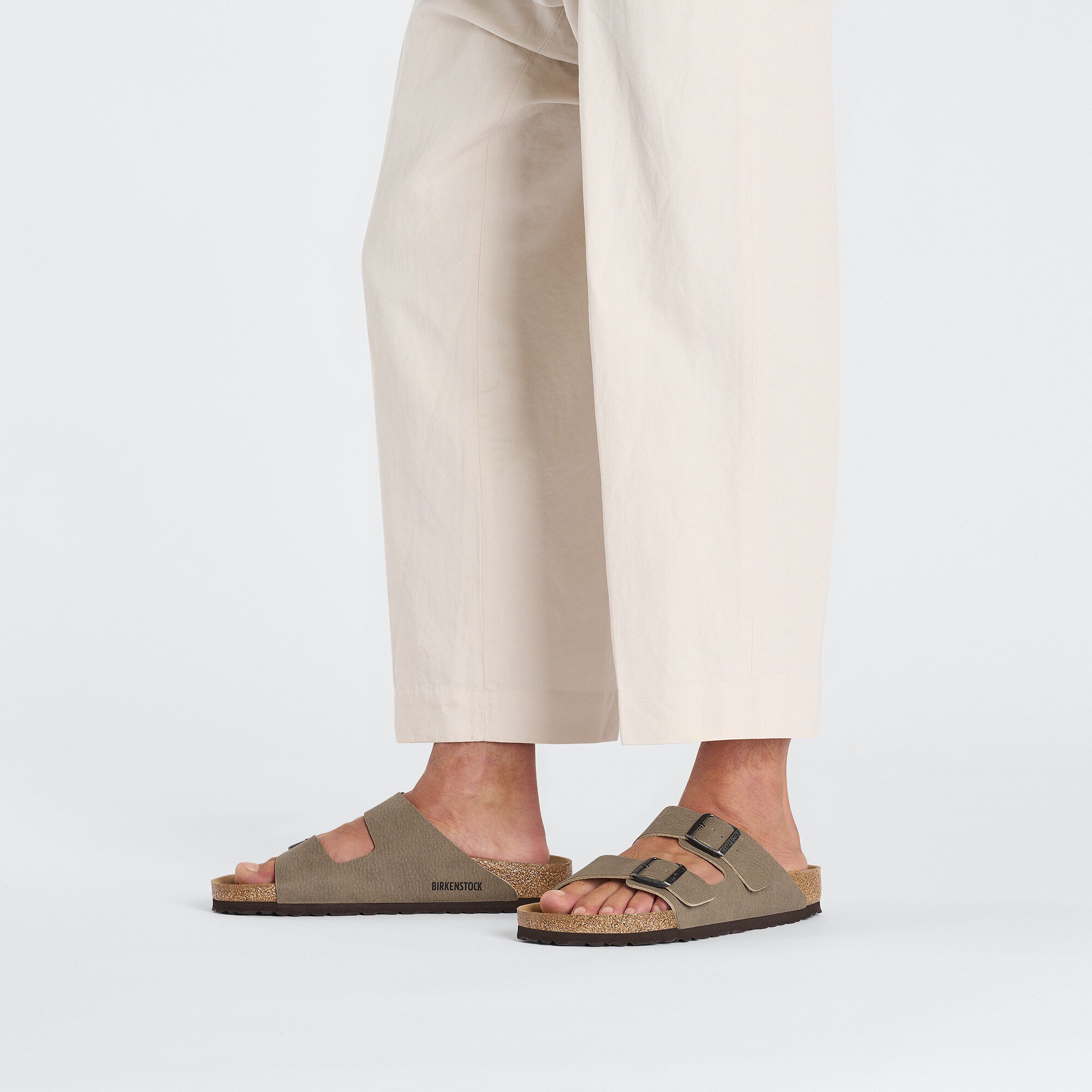 Arizona Vegan Synthetics Gray Taupe | BIRKENSTOCK