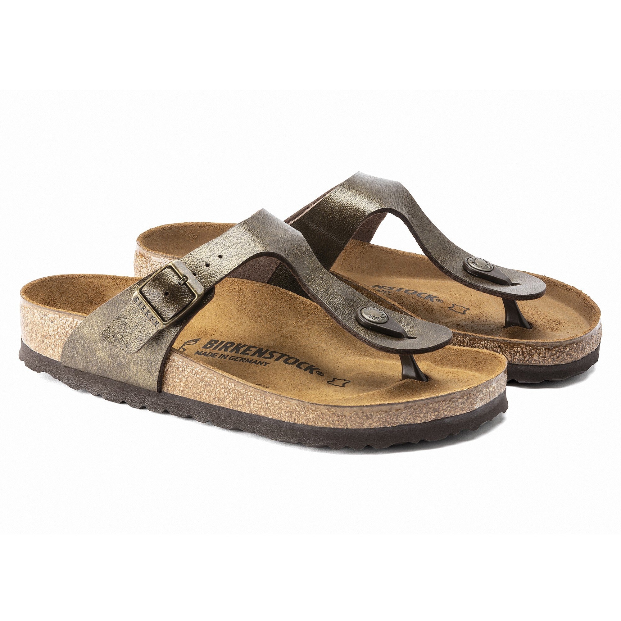 gold gizeh birkenstock