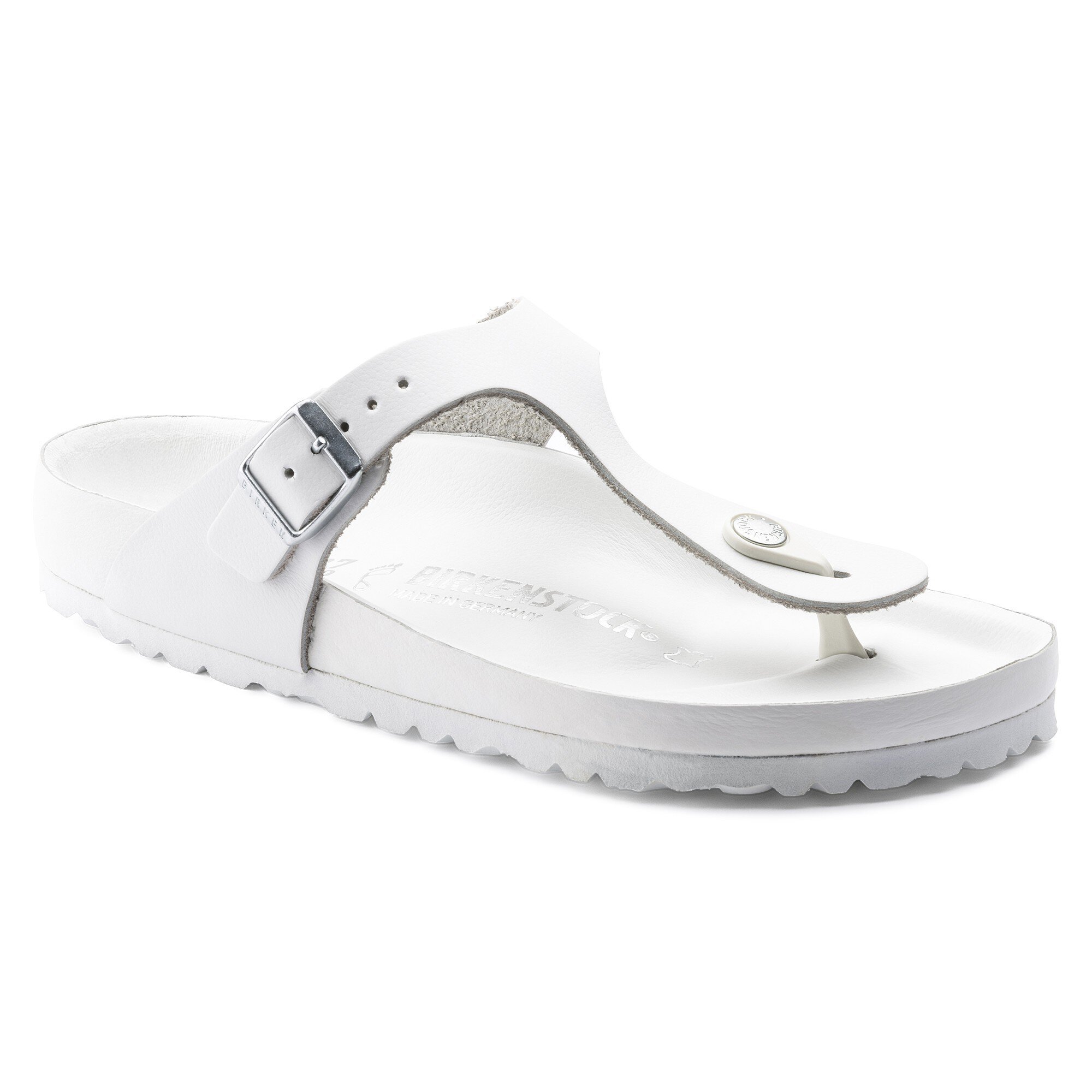 all white birkenstocks