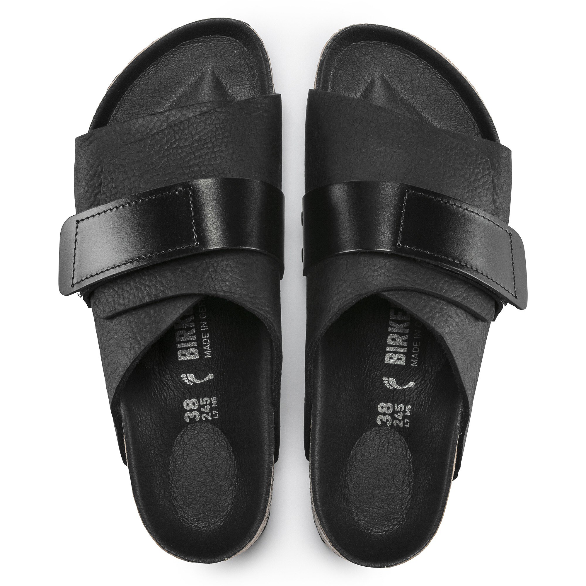 Kyoto Nubuck Leather/Birko-Flor Black | BIRKENSTOCK