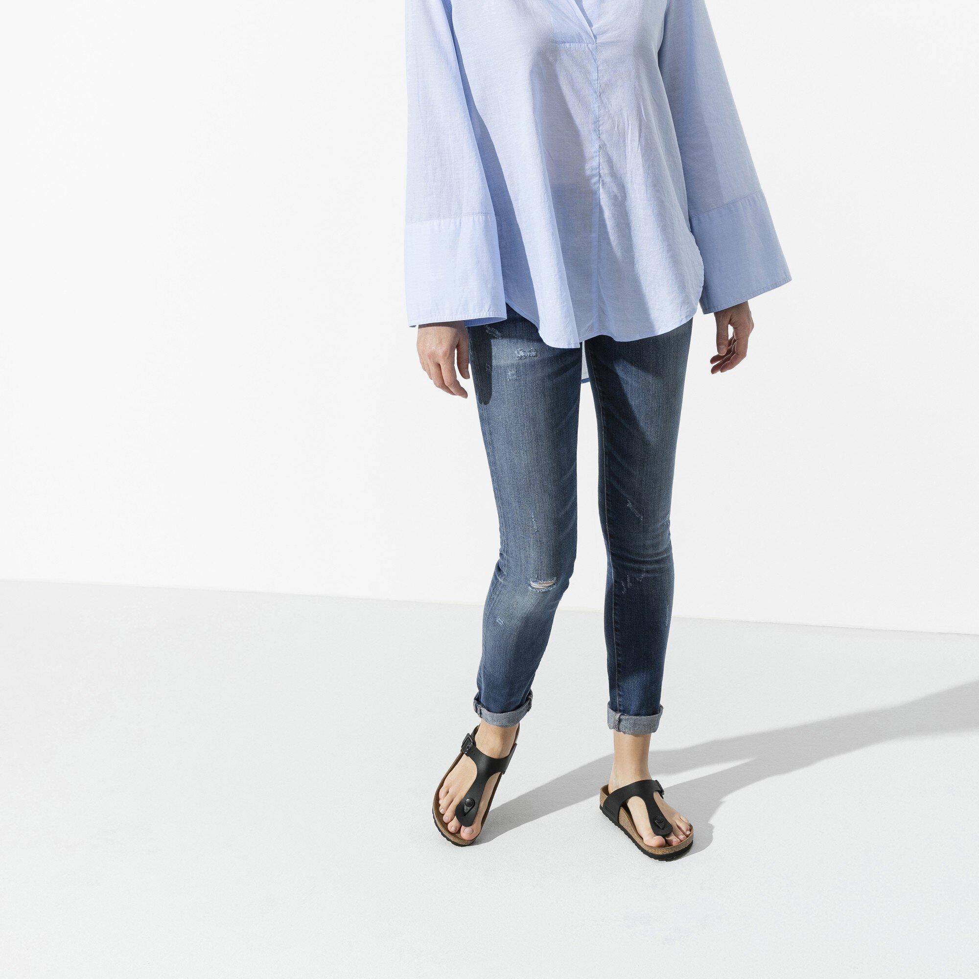 Black birkenstock gizeh sandals store