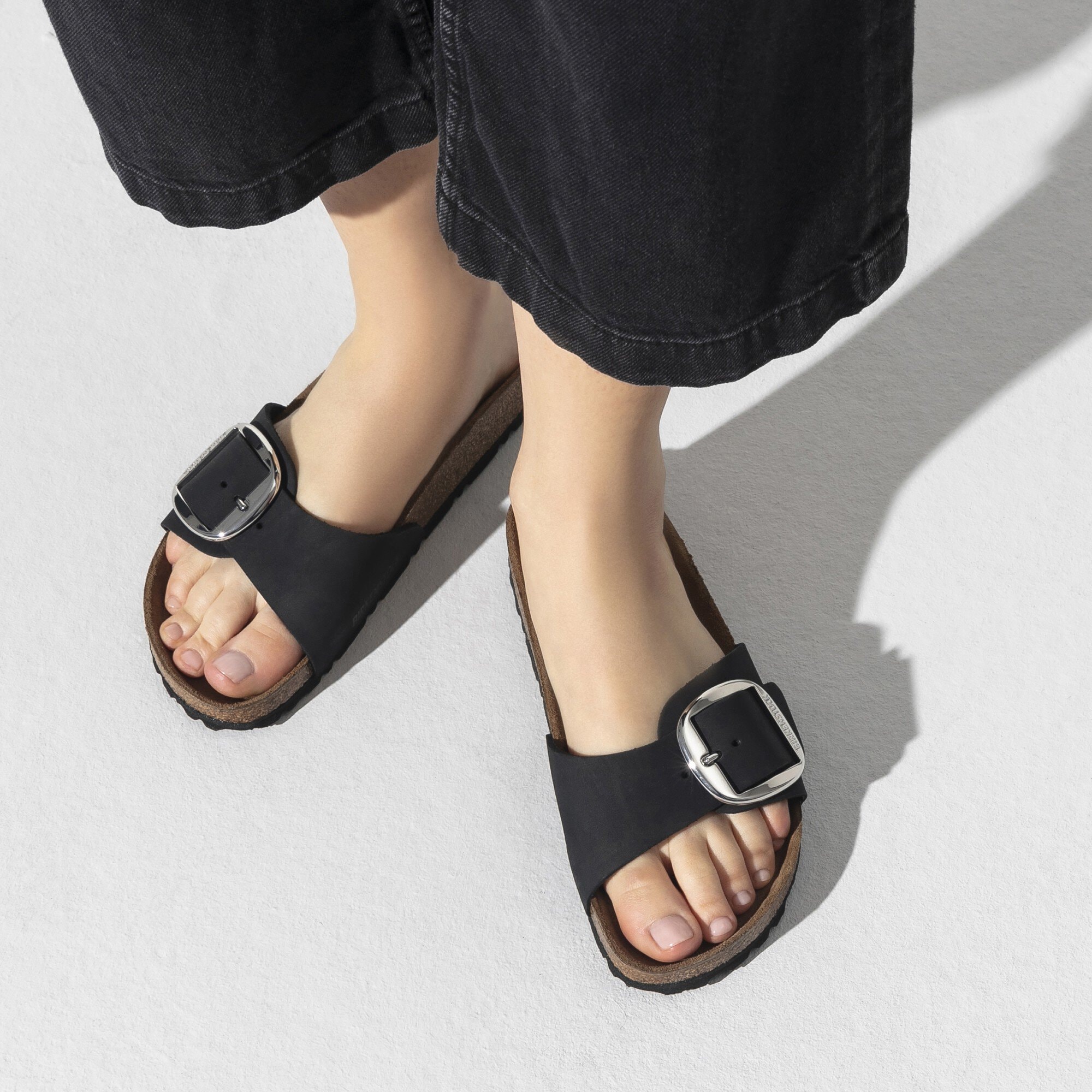 birkenstock madrid big buckle black