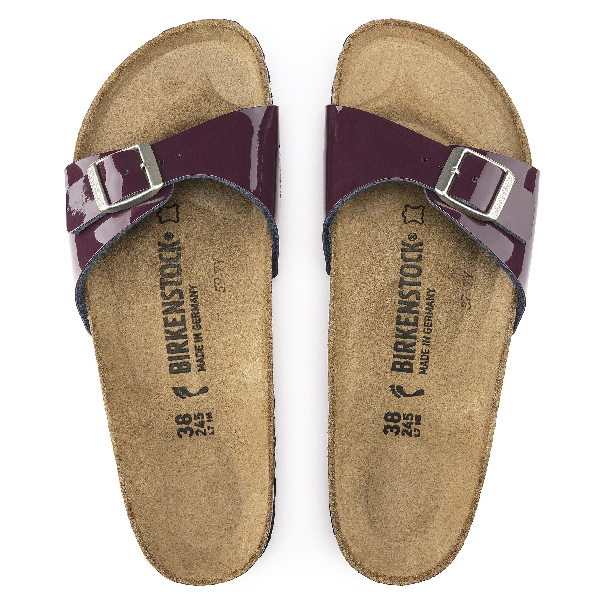 Birkenstock Madrid rot Lack 39 40 Leder